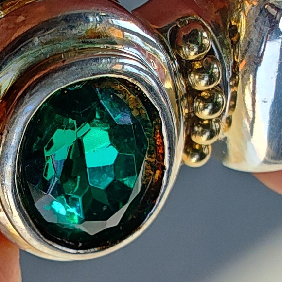 Possibly Lab-grown Emerald Pendant - Picture 13 of 14